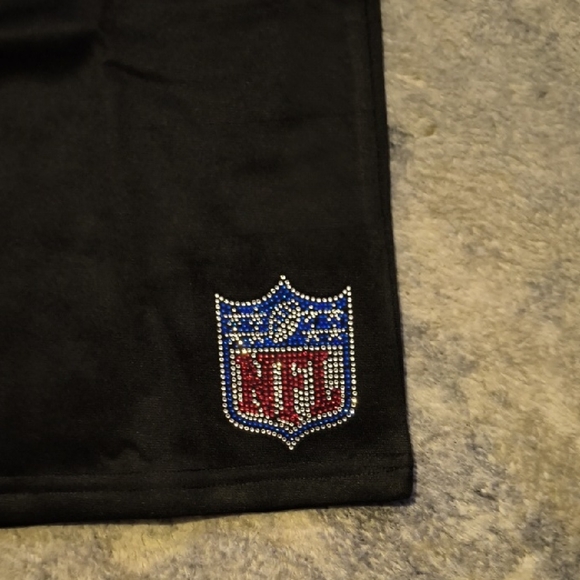 NWT Black NFL Hooded Dress - Picture 2 of 7
